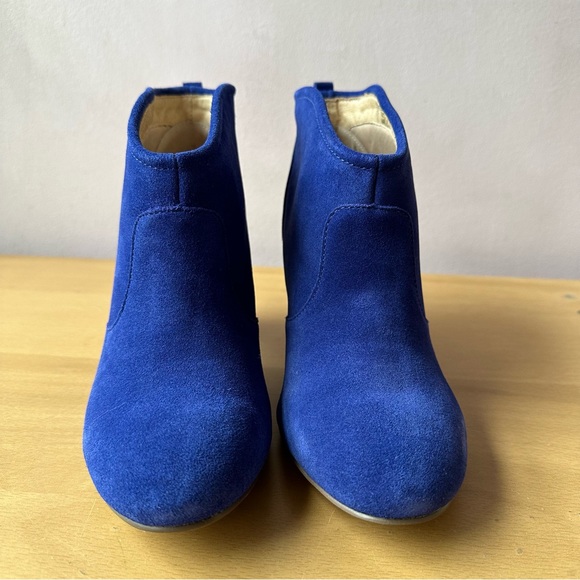Brand New Blue Report Suede Boots Booties - Picture 9 of 16